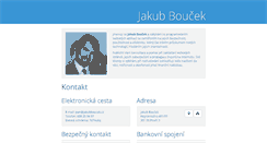 Desktop Screenshot of jakub-boucek.cz